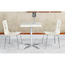 New Design Furniture Cheap Wood Cafe Table (FOH-BC17)